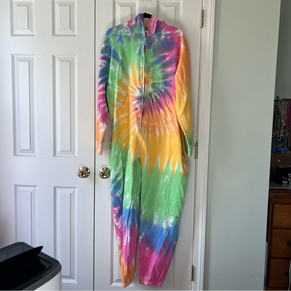 Colorful Tie-Dye Jumpsuit